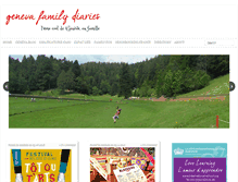 Tablet Screenshot of genevafamilydiaries.net